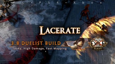 [Duelist] PoE 3.8 Lacerate Gladiator Starter Build (PC, PS4, Xbox)
